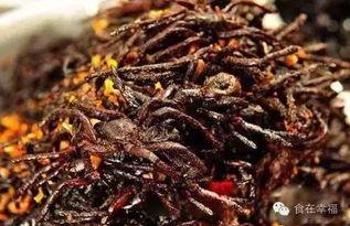 炸蜘蛛图片,香脆可口的美味佳肴瞬间呈现